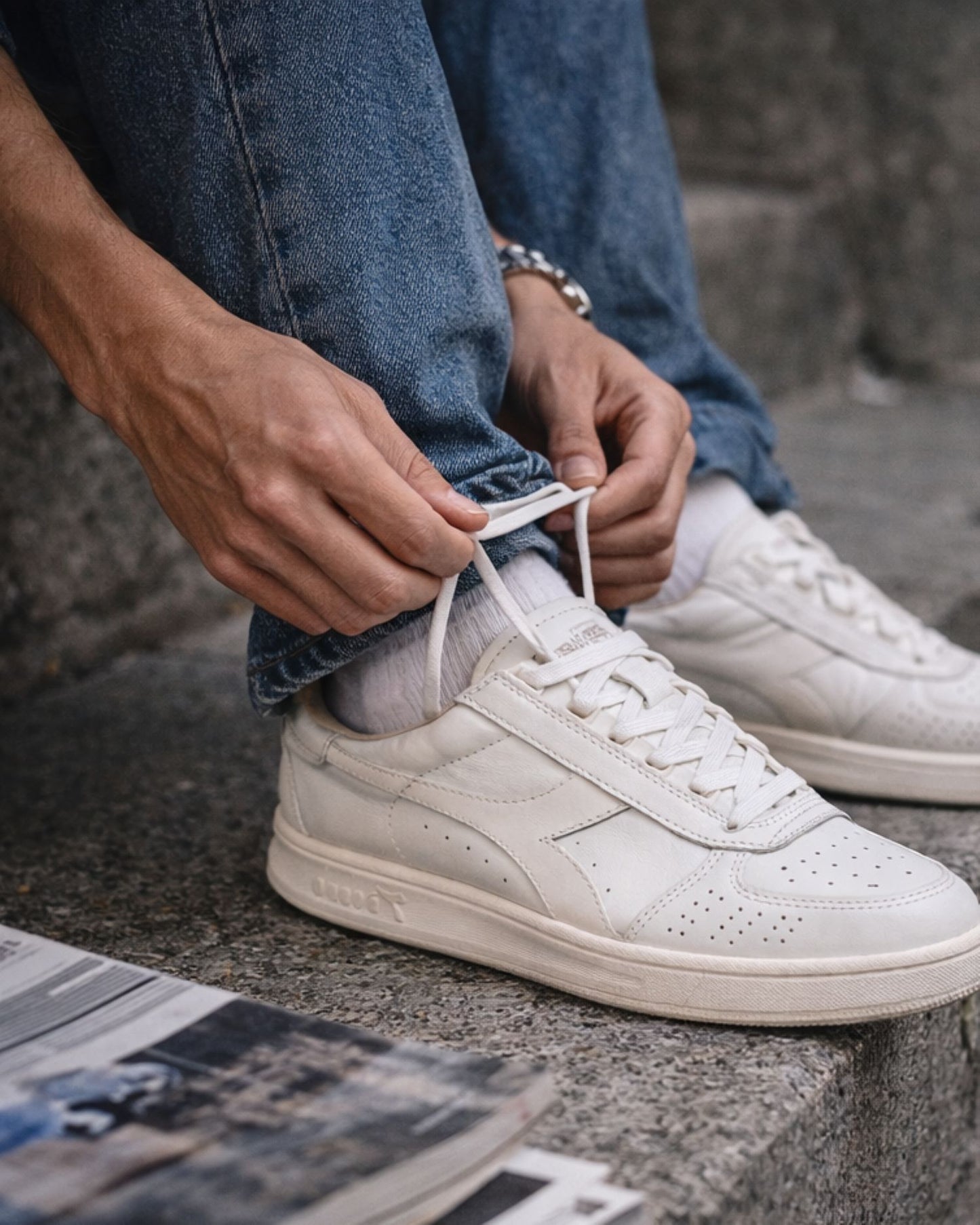 B.ELITE '84 - MEN - ホワイト