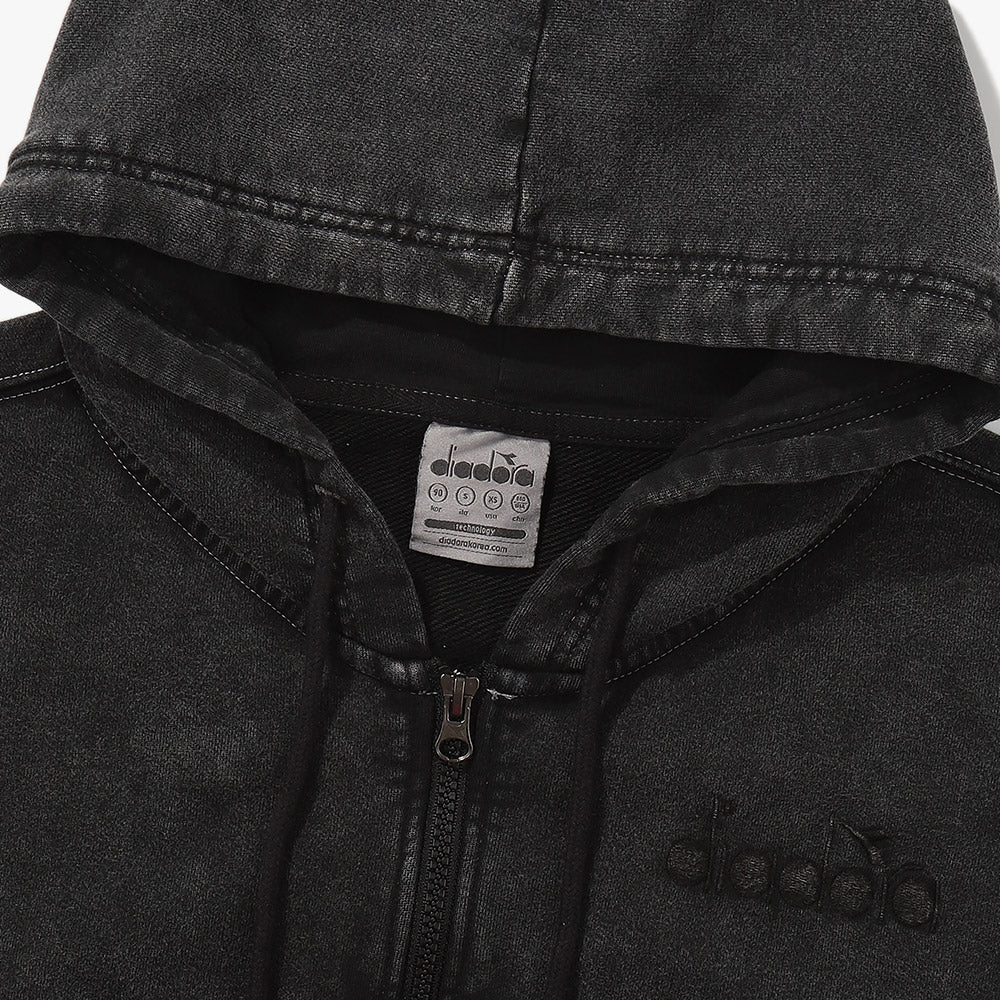 Diadora アパレル G/W Crop Hoodie Jacket パーカー - WOMENS - ブラック