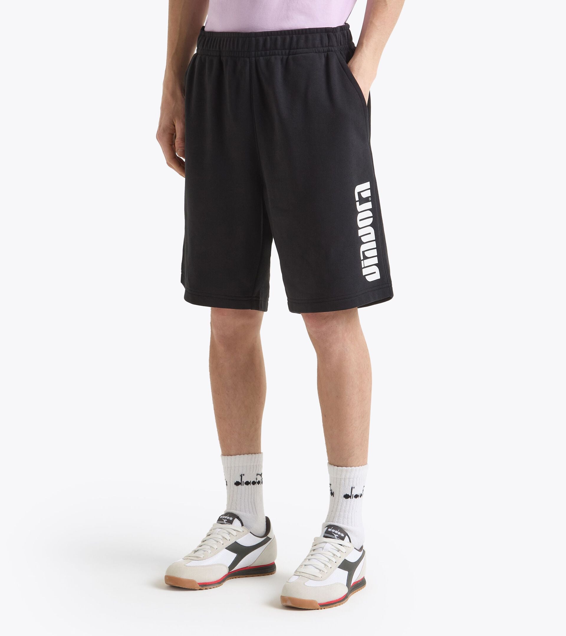 Diadora アパレル BERMUDA ATHL. LOGO ショートパンツ - UNISEX - ブラック