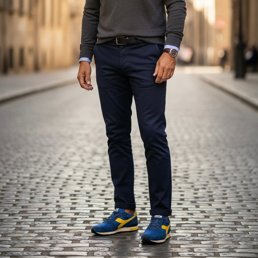 Diadora Sportswear Collection CAMARO M2 SMOOTH｜ディアドラ スニーカー ブルー メンズ