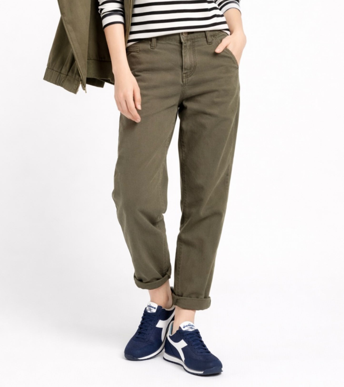Diadora Sportswear Collection CROSS｜ディアドラ スニーカー ネイビー レディース