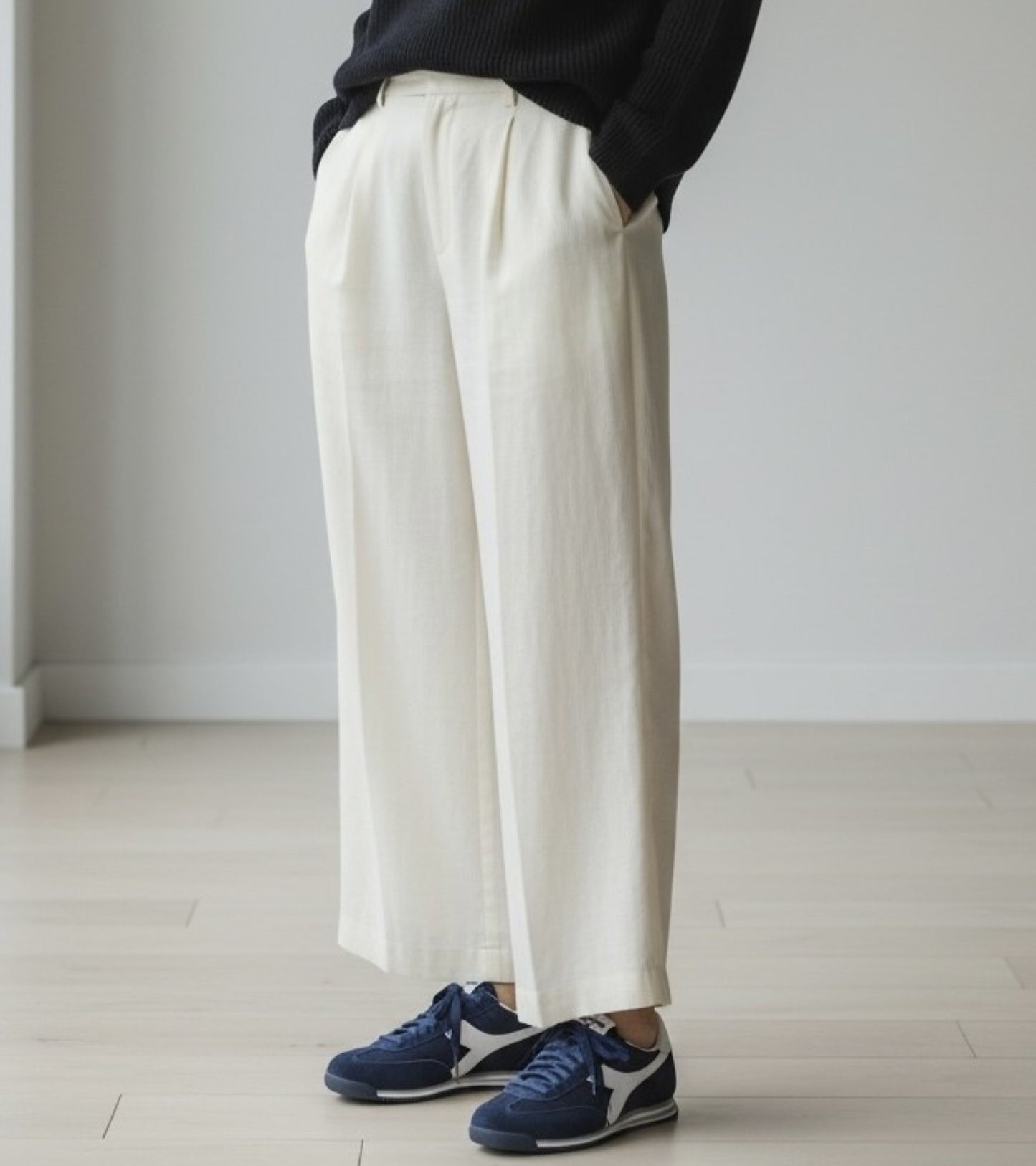 Diadora Sportswear Collection CROSS｜ディアドラ スニーカー ネイビー レディース