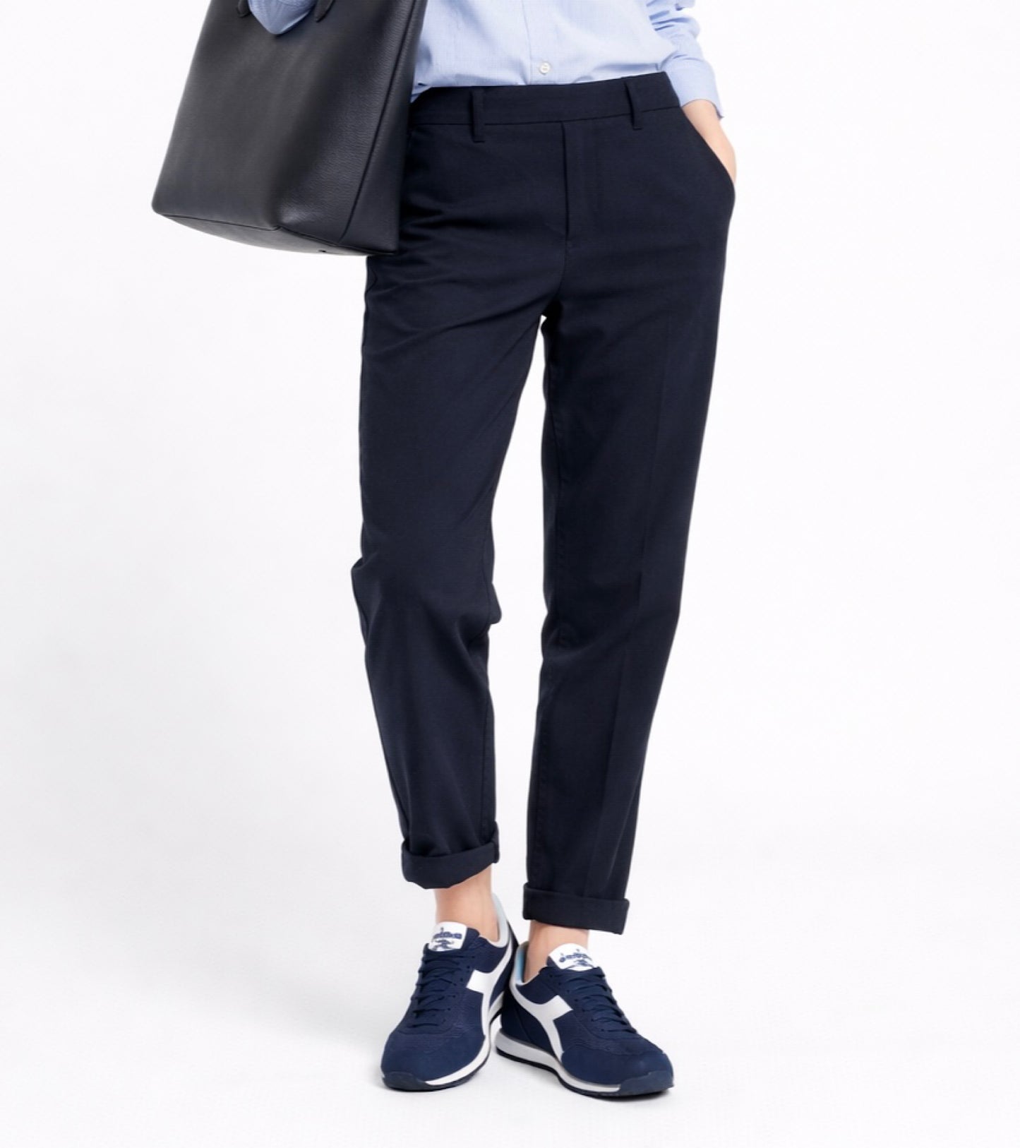 Diadora Sportswear Collection CROSS｜ディアドラ スニーカー ネイビー レディース