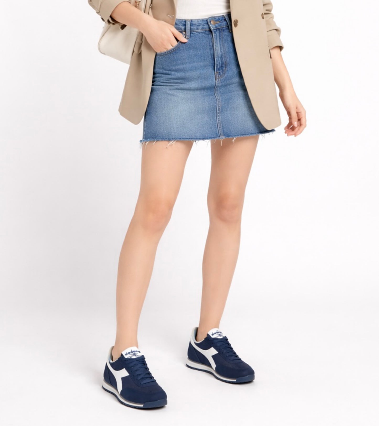 Diadora Sportswear Collection CROSS｜ディアドラ スニーカー ネイビー レディース