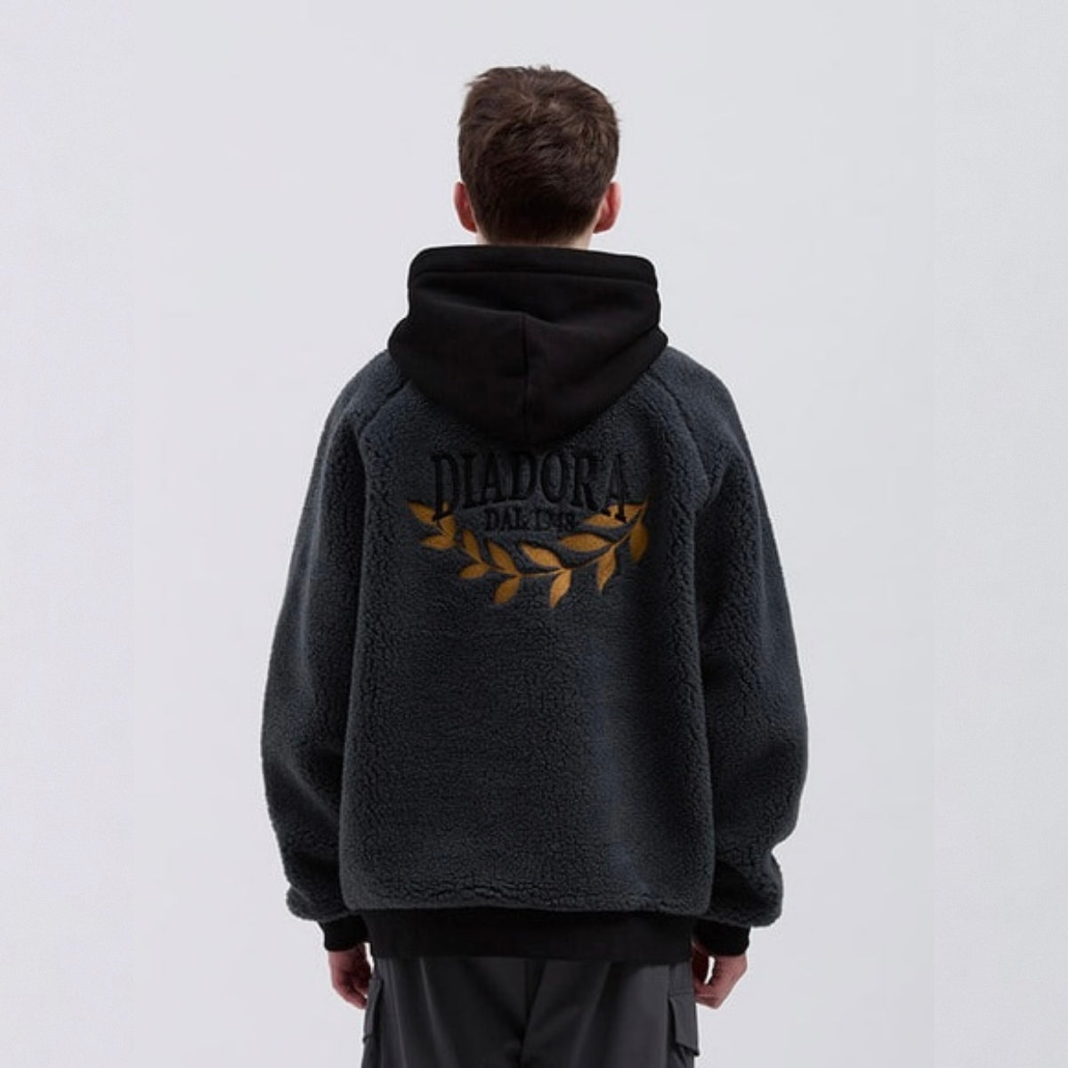 Diadora アパレル Comfy Fleece Jacket パーカー - UNISEX - ダークグレー