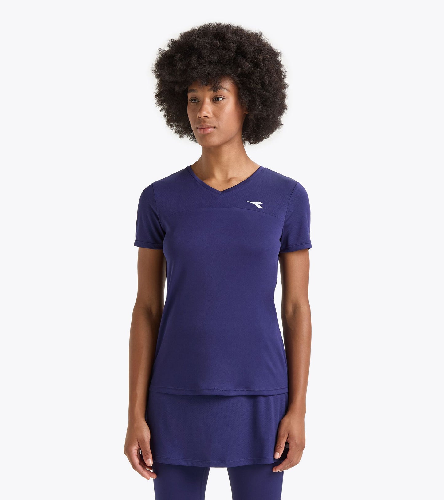 L. SS T-SHIRT TENNIS Tシャツ - WOMENS - パープル