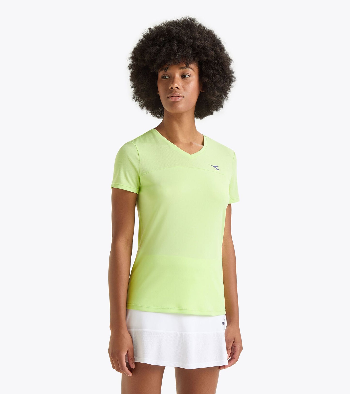 L. SS T-SHIRT TENNIS Tシャツ - WOMENS - イエロー