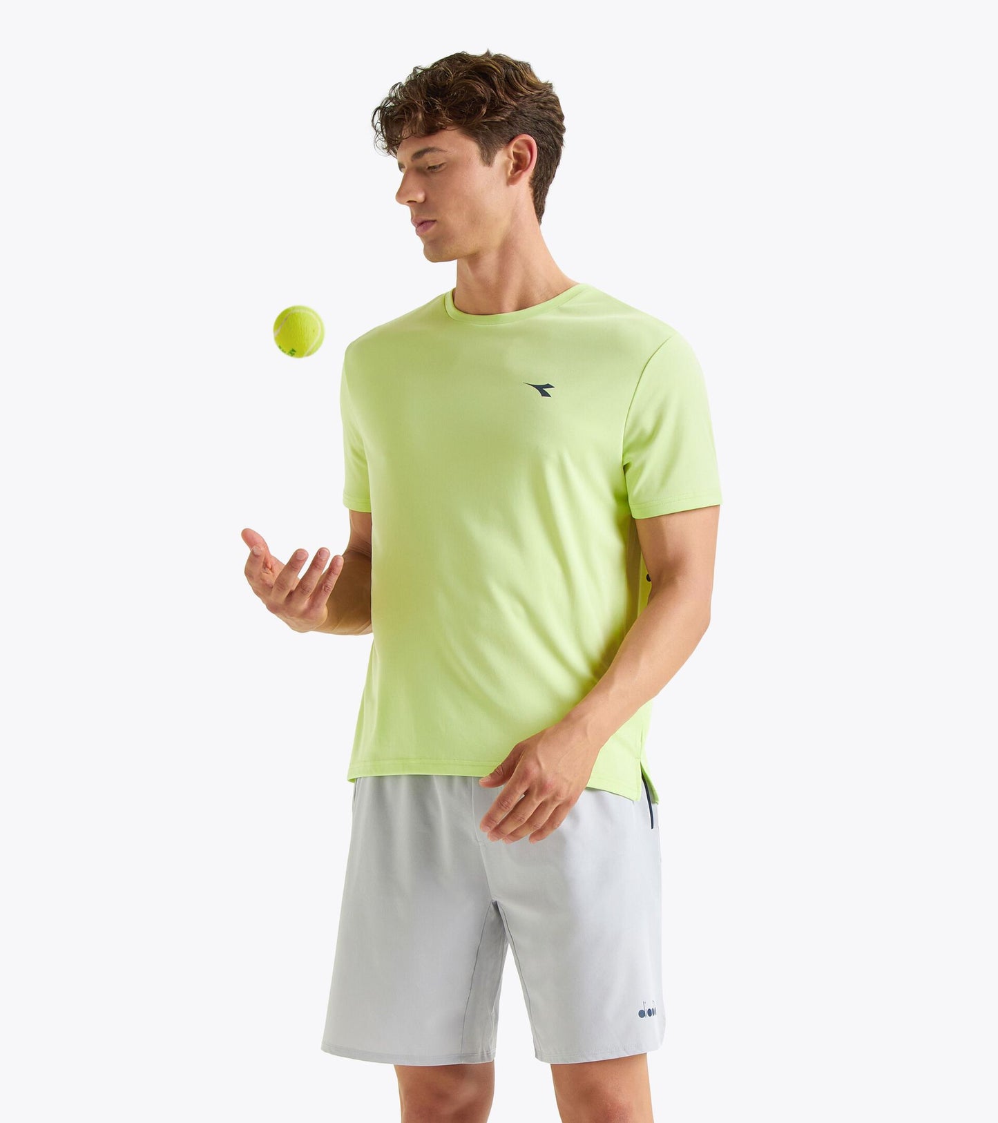 SS T-SHIRT TENNIS Tシャツ - MENS - イエロー