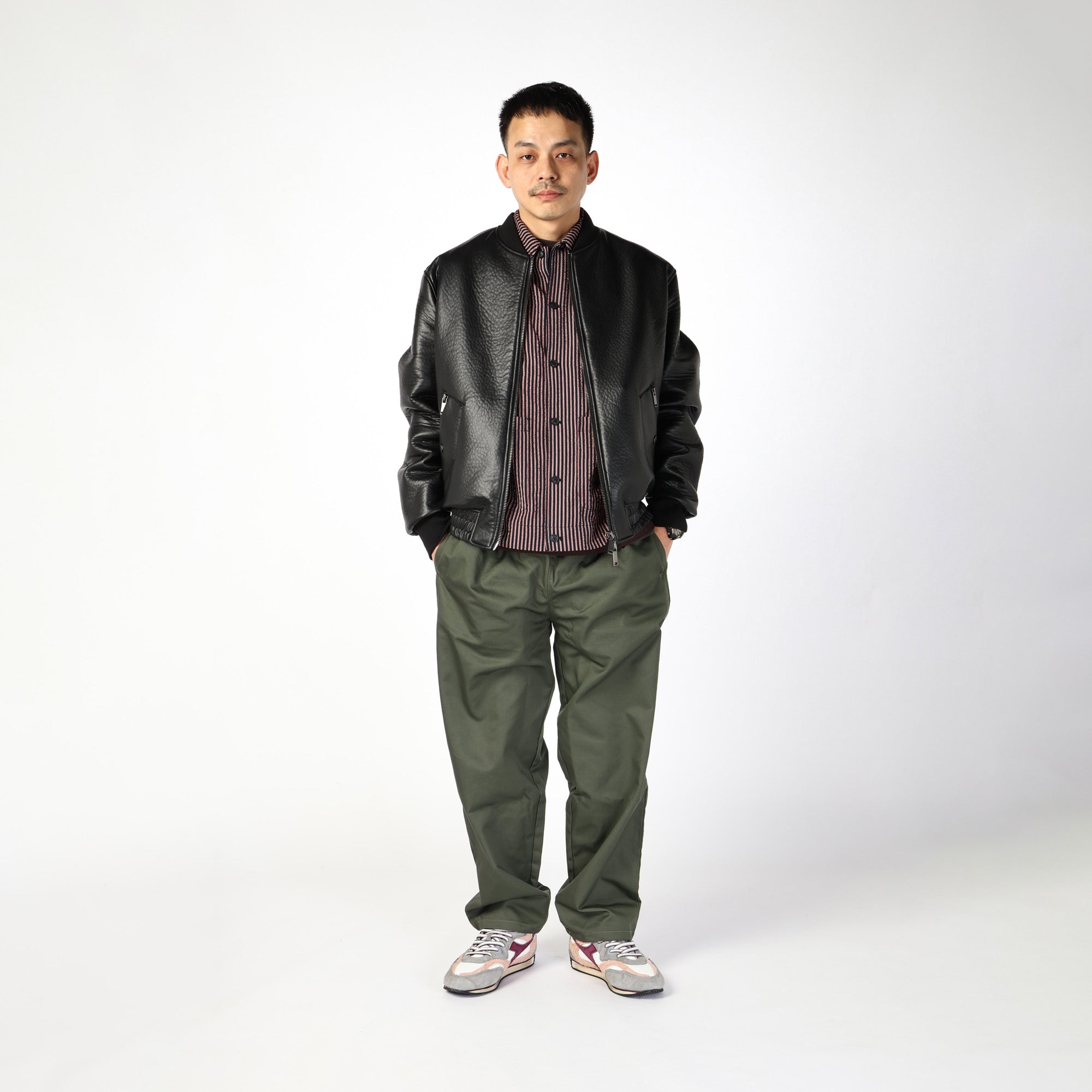 EQUIPE REVENGE USED - MEN - ライトグレー/レッド