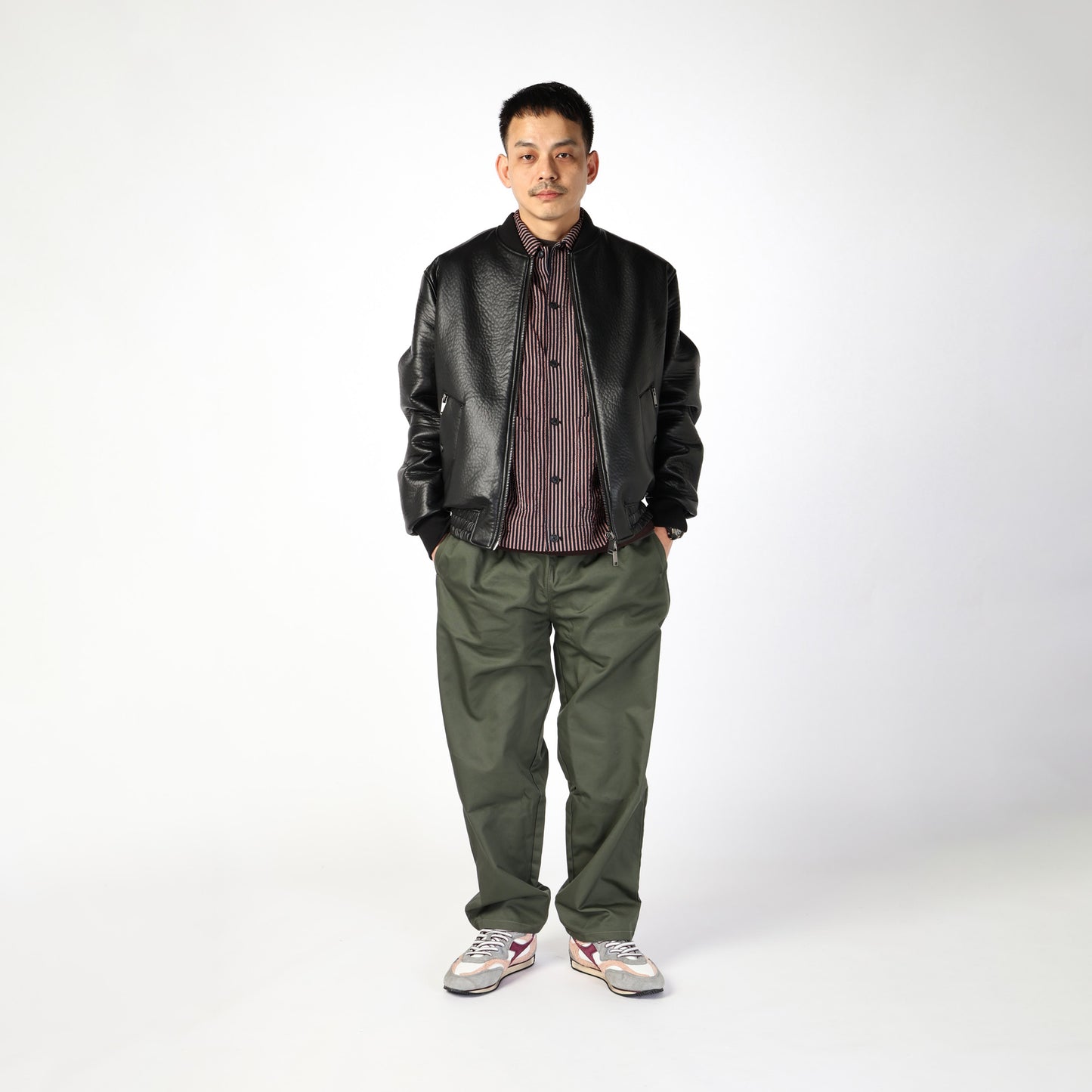 EQUIPE REVENGE USED - MEN - ライトグレー/レッド