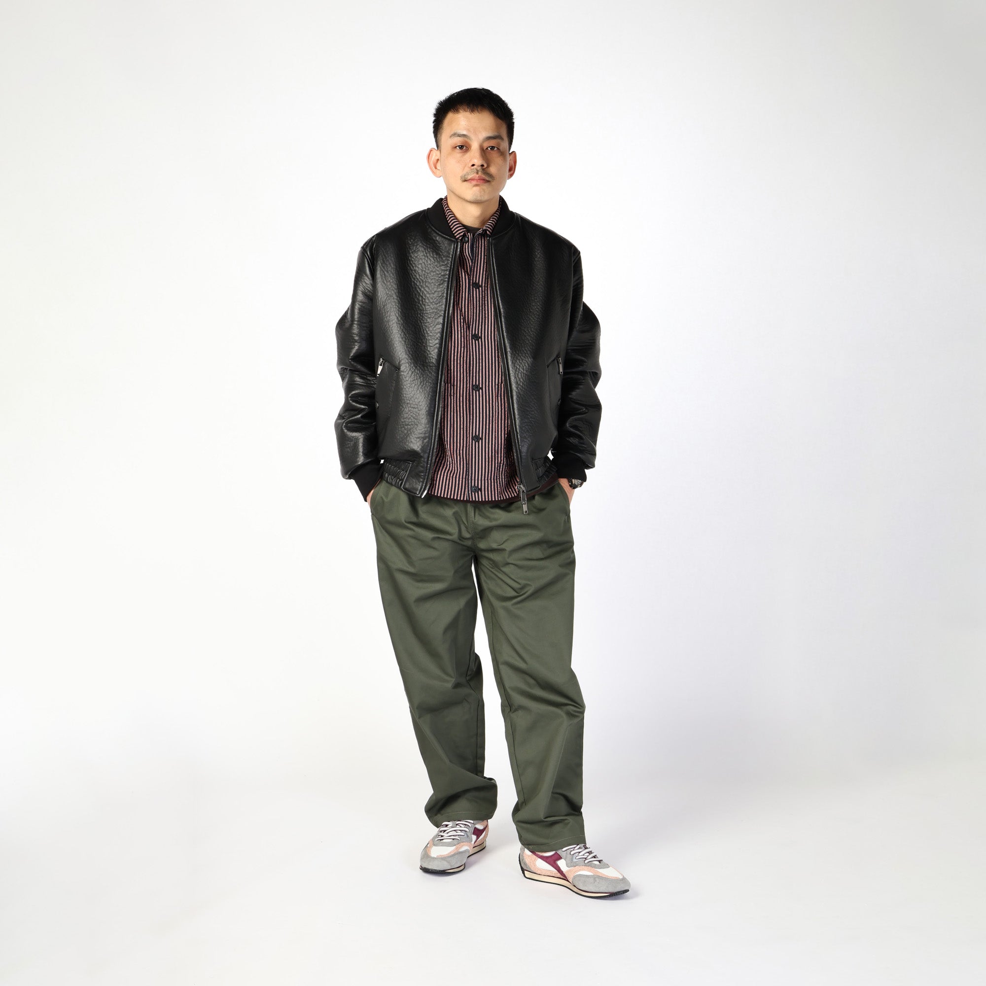 EQUIPE REVENGE USED - MEN - ライトグレー/レッド