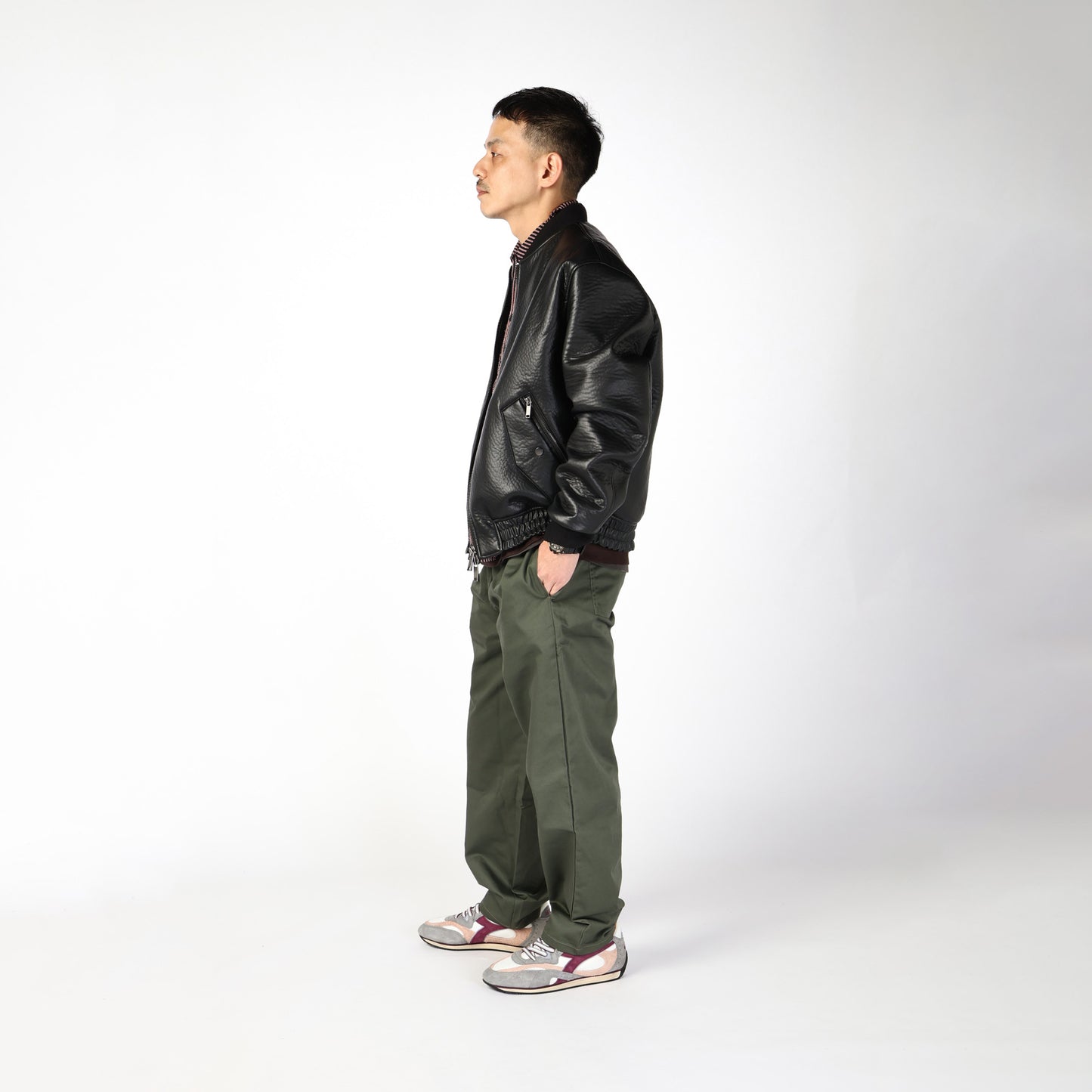 EQUIPE REVENGE USED - MEN - ライトグレー/レッド