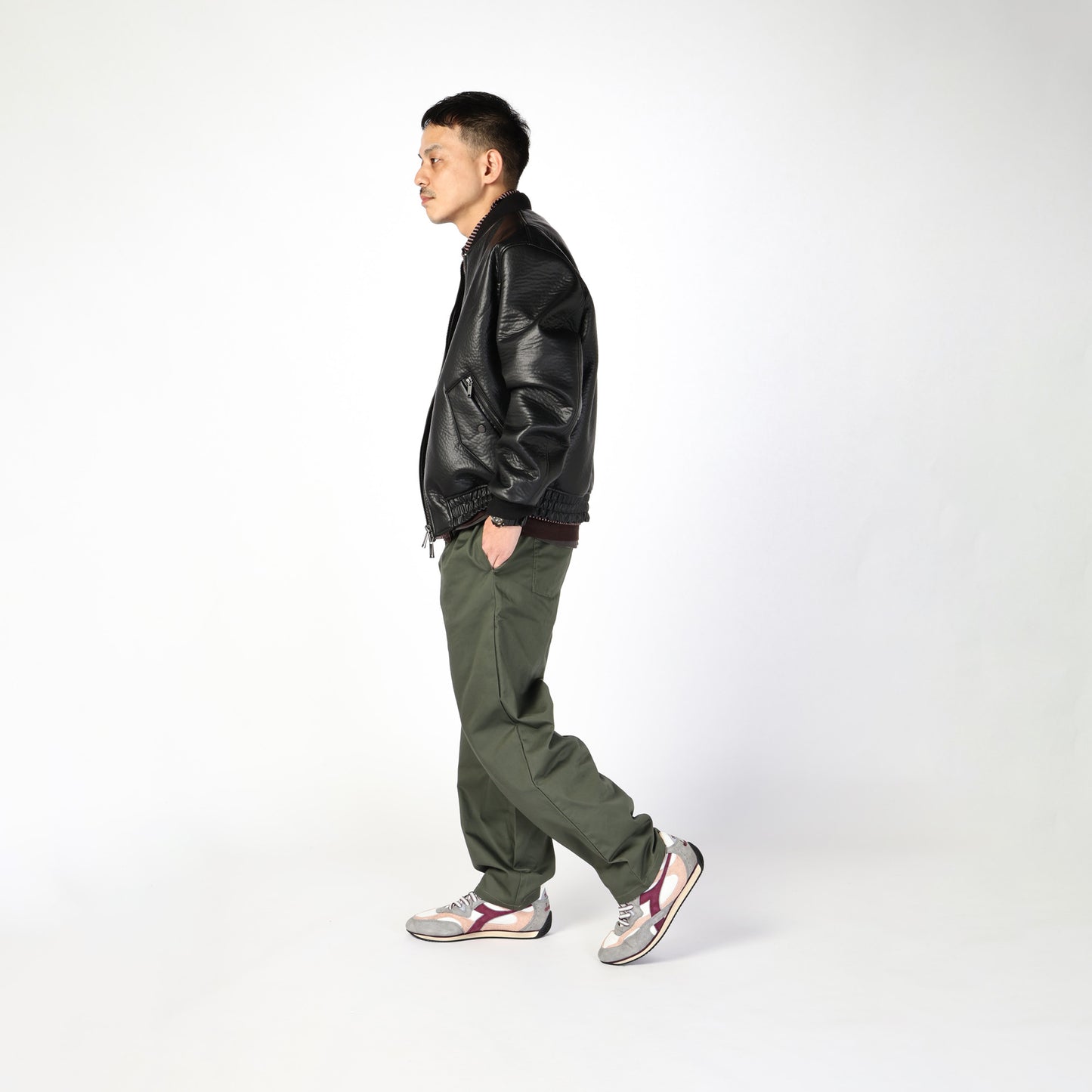 EQUIPE REVENGE USED - MEN - ライトグレー/レッド