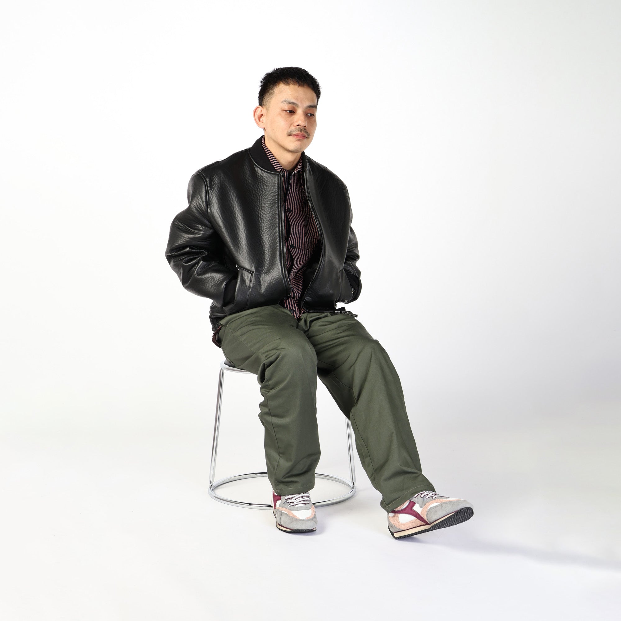 EQUIPE REVENGE USED - MEN - ライトグレー/レッド