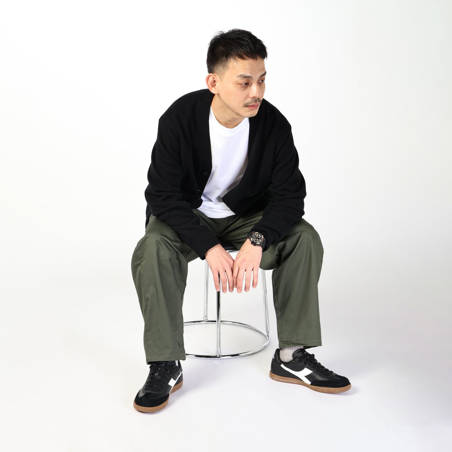 TRAINER - UNISEX - ブラック/ホワイト