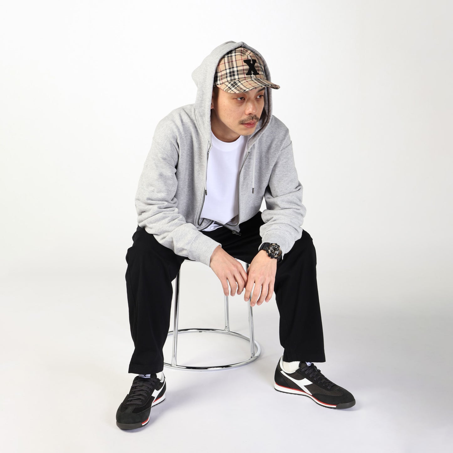 CROSS - UNISEX - ブラック/ホワイト