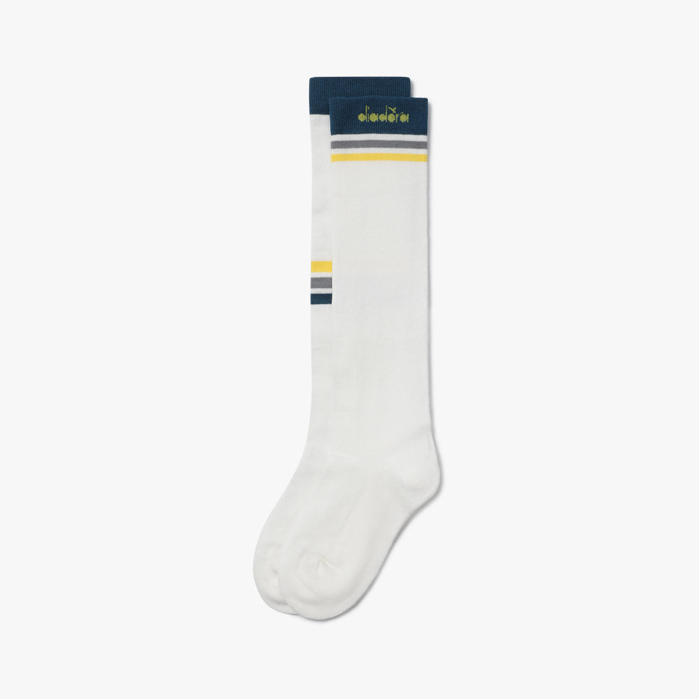 Diadora アパレル Crosscourt Knee Socks ソックス - WOMENS - ホワイト/ブルー