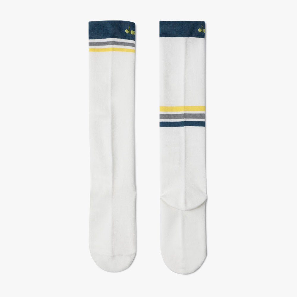 Diadora アパレル Crosscourt Knee Socks ソックス - WOMENS - ホワイト/ブルー
