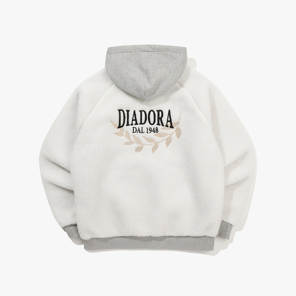Diadora アパレル Comfy Fleece Jacket パーカー - UNISEX - ホワイト