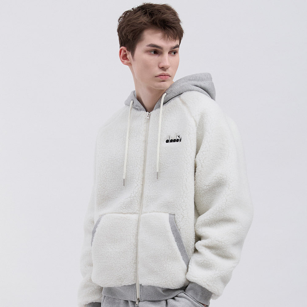 Diadora アパレル Comfy Fleece Jacket パーカー - UNISEX - ホワイト