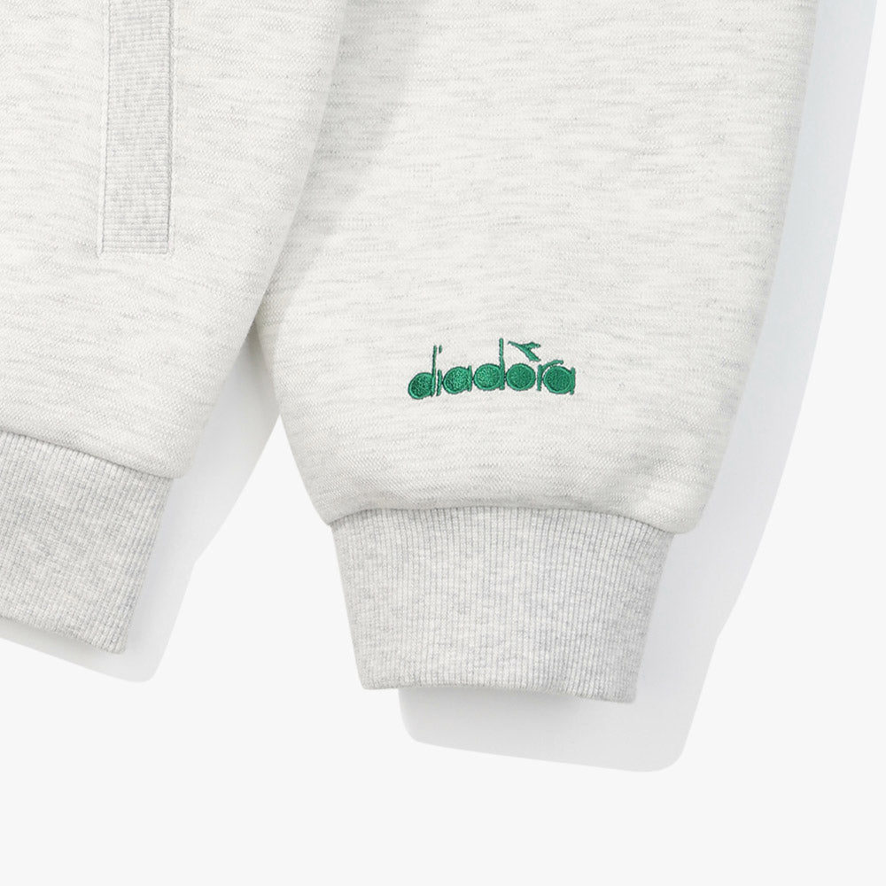 Diadora アパレル Air Cushion Zip-Up Hoodie パーカー - UNISEX - ライトグレー