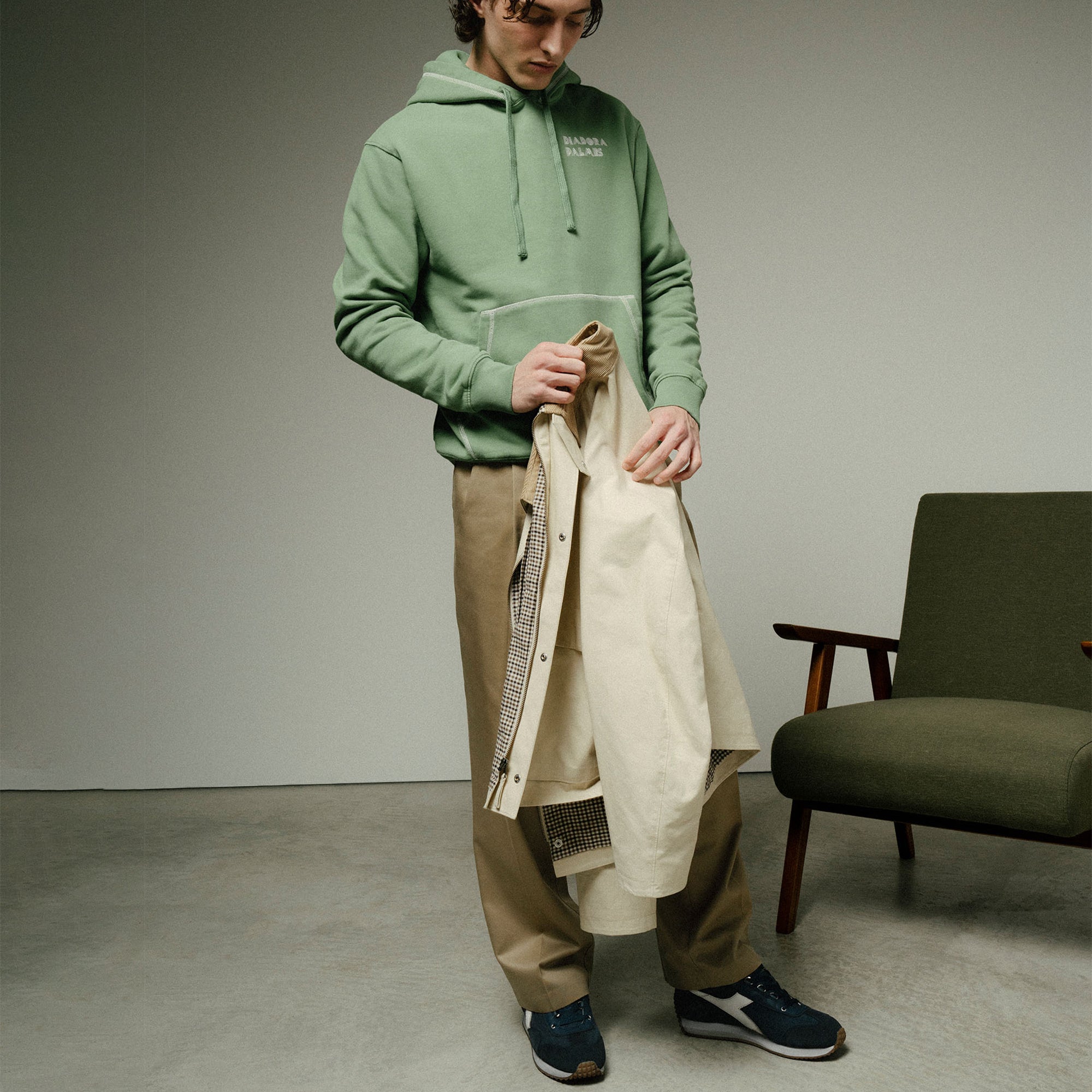 EQUIPE DIRTY SW EVO - UNISEX - ネイビー/グリーン