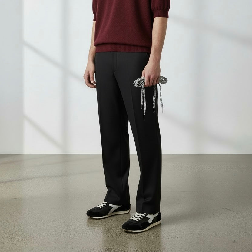 Diadora Heritage Collection EQUIPE VELA SW｜ディアドラ スニーカー ブラック メンズ