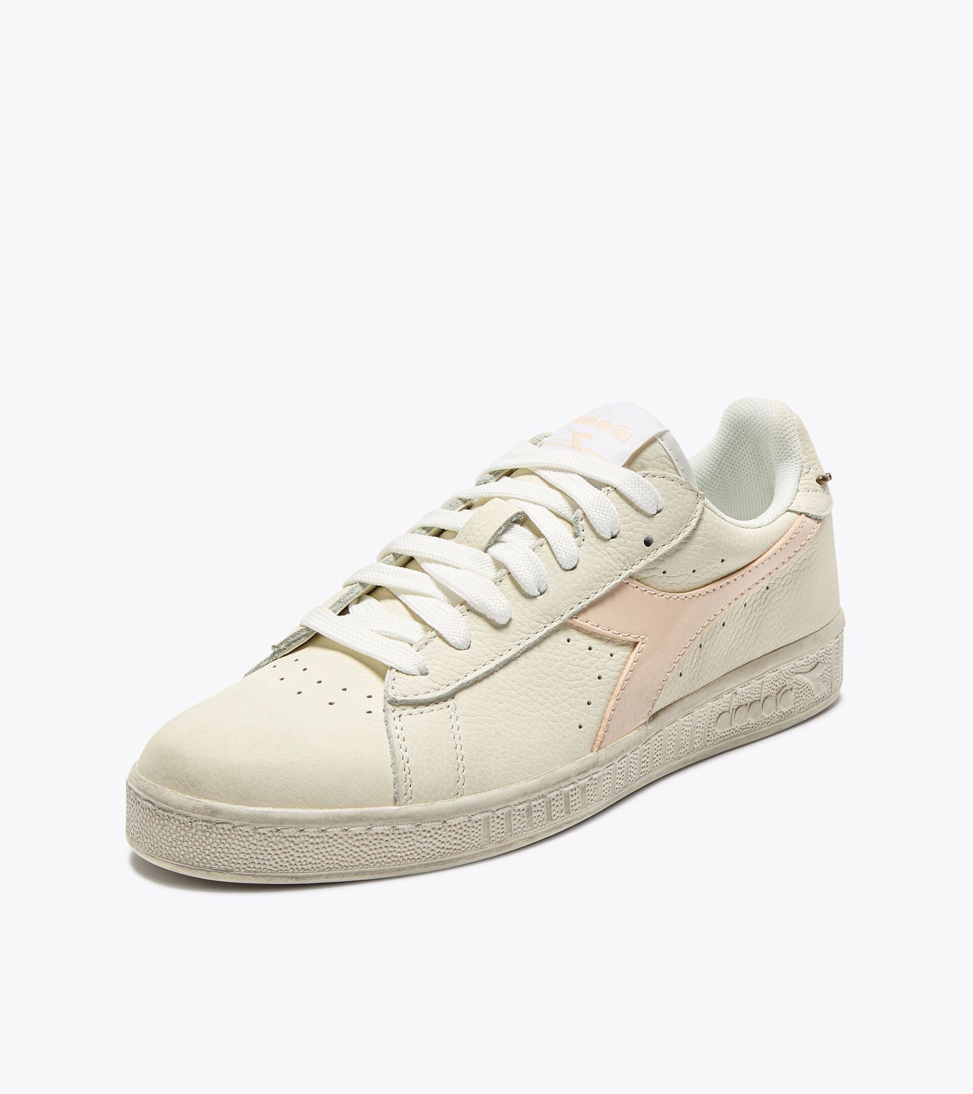 【Pre Order】GAME L LOW WAXED STUDS WN - WOMENS - ホワイト/ピンク