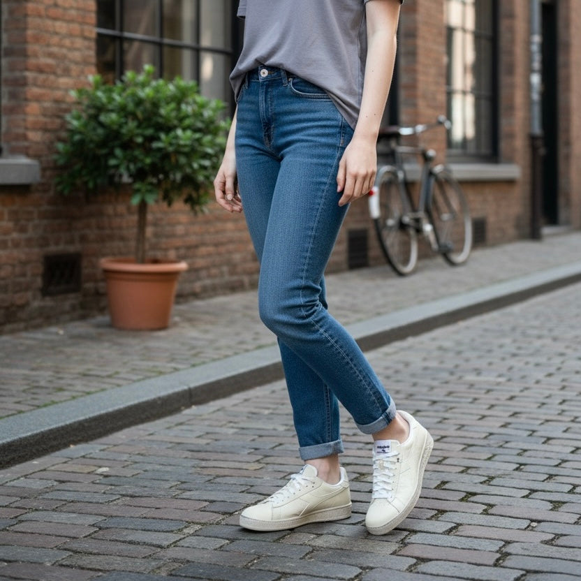 Diadora Sportswear Collection GAME L LOW WAXED｜ディアドラ スニーカー ホワイト メンズ レディース