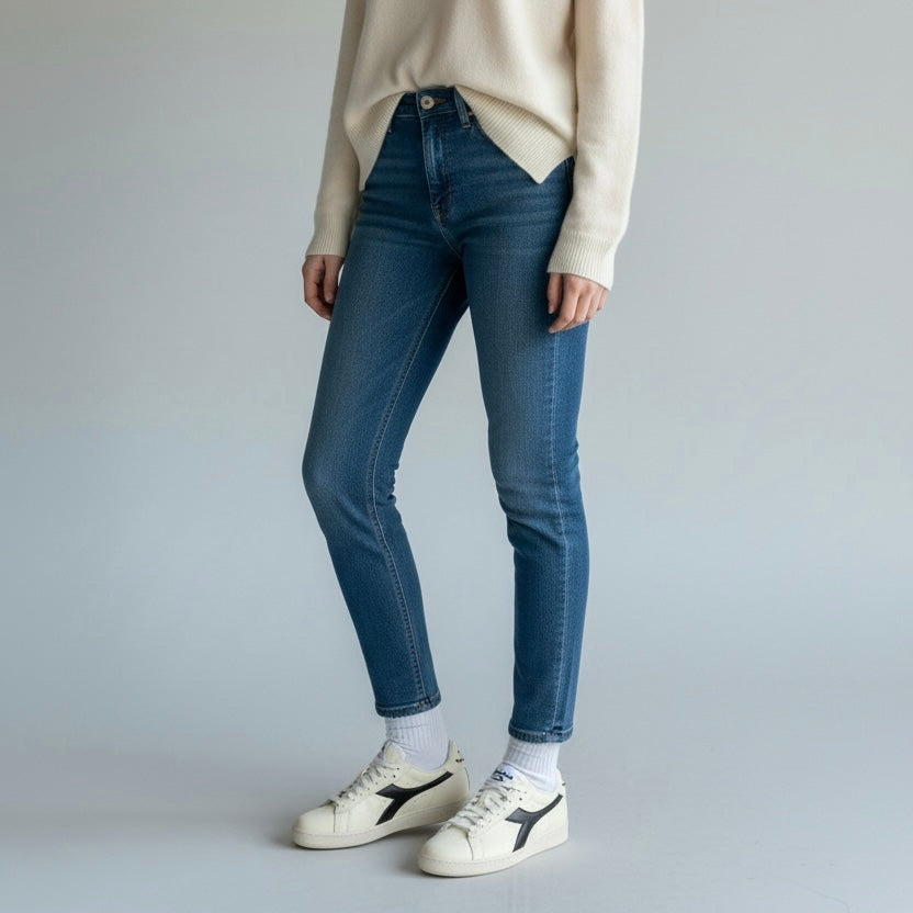 Diadora Sportswear Collection GAME L LOW WAXED STUDS WN - WOMENS ｜ディアドラ スニーカー ホワイト ブラック レディース