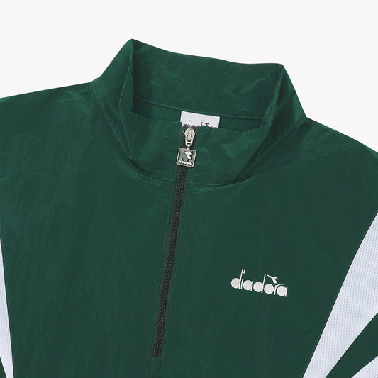 Diadora アパレル GLANDSLAM AIRY HALF ANORAK ポロシャツ - UNISEX - グリーン