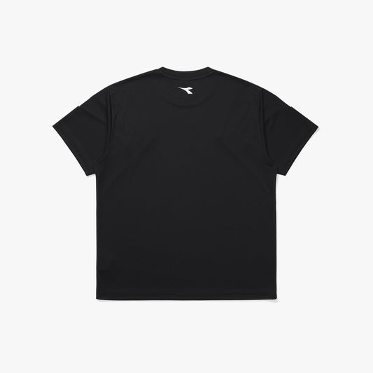 Diadora アパレル GLANDSLAM AIRY MESH T-SHIRT Tシャツ - UNISEX - ブラック