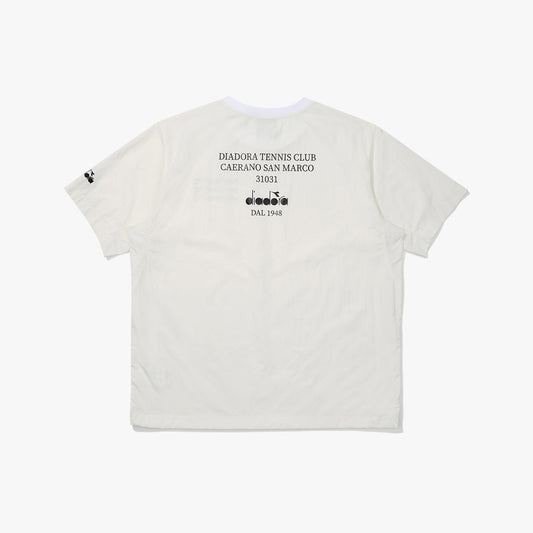 Diadora アパレル COMFY ROUND PISTE Tシャツ - UNISEX - オフホワイト
