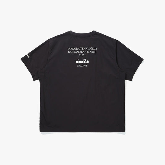 Diadora アパレル COMFY ROUND PISTE Tシャツ - UNISEX - チャコールグレー