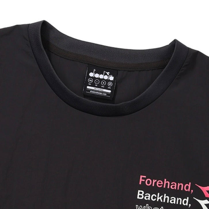 Diadora apparel Collection COMFY ROUND PISTE｜ディアドラ アパレル Tシャツ グレー メンズ レディース