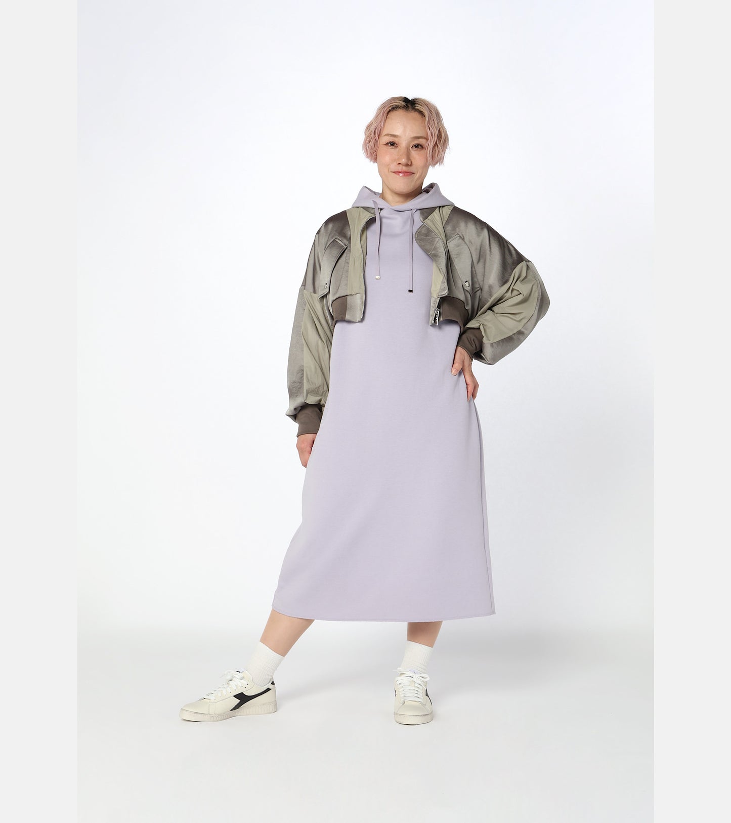 Diadora Sportswear Collection GAME L LOW WAXED｜ディアドラ スニーカー ホワイト ブラック レディース