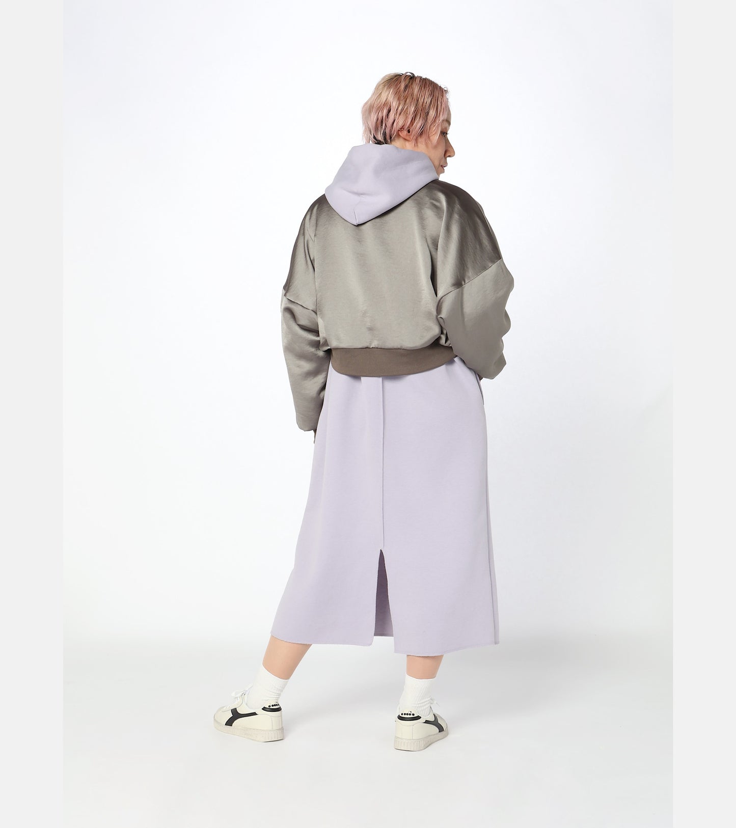 Diadora Sportswear Collection GAME L LOW WAXED｜ディアドラ スニーカー ホワイト ブラック レディース