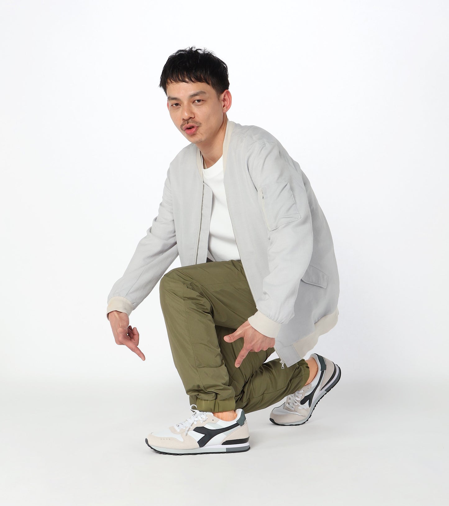 Diadora Sportswear Collection CAMARO M2 SMOOTH｜ディアドラ スニーカー ホワイト メンズ レディース