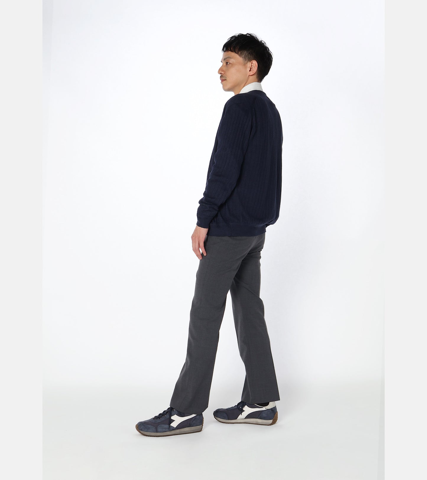 Diadora Heritage Collection EQUIPE CANVAS SW EVO｜ディアドラ スニーカー ネイビー メンズ