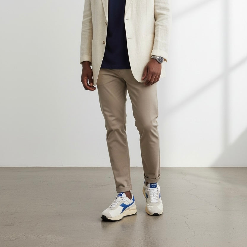 Diadora Heritage Collection MERCURY ELITE SPRINT SW｜ディアドラ スニーカー ホワイト ブルー メンズ レディース