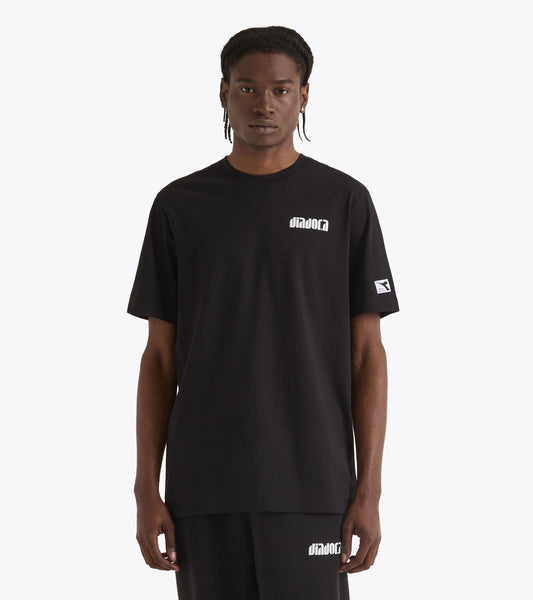 【Pre Order】Diadora アパレル T-SHIRT SS ATHL. LOGO SL Tシャツ - UNISEX - ブラック