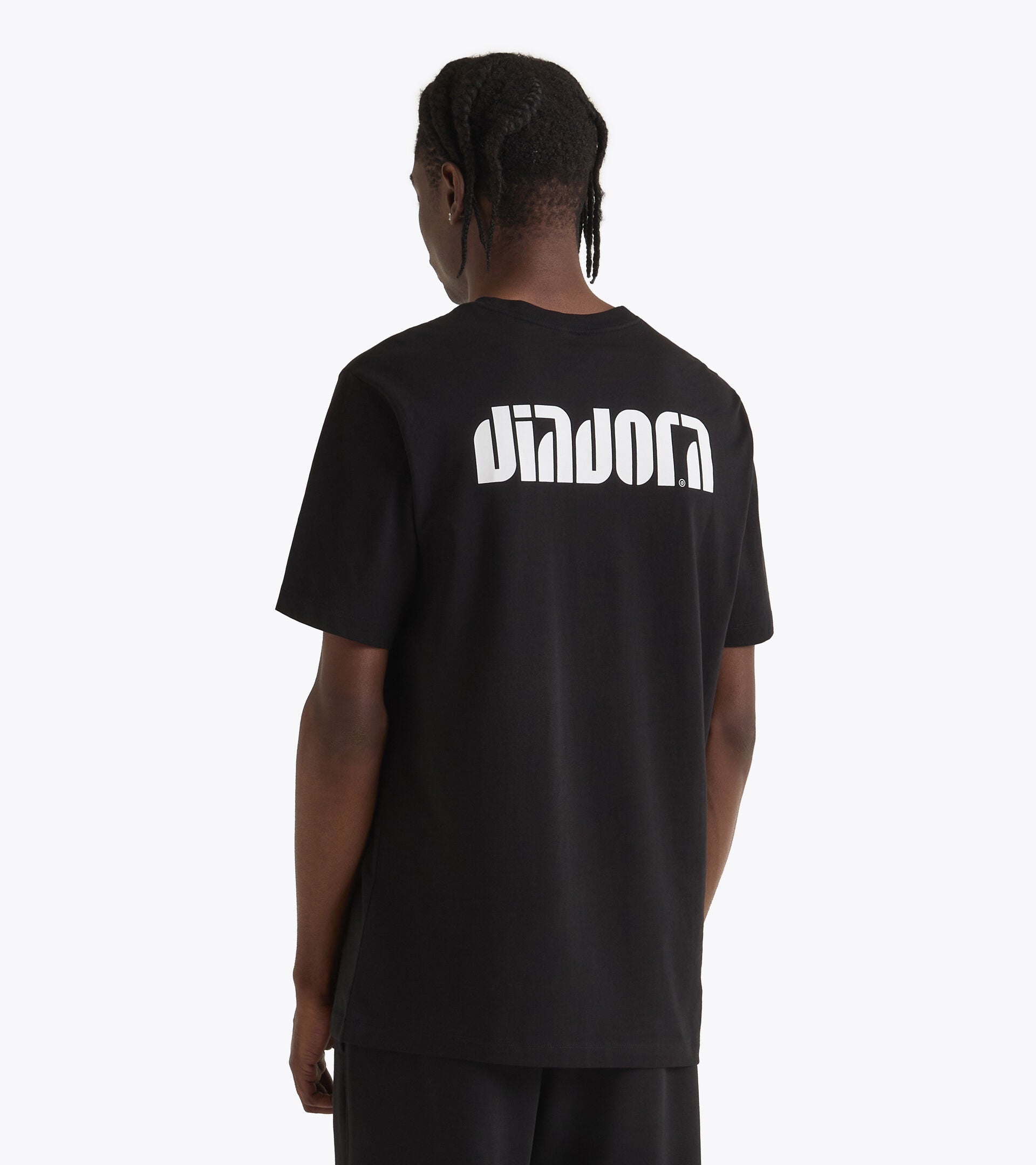 Diadora アパレル T-SHIRT SS ATHL. LOGO SL Tシャツ - UNISEX - ブラック