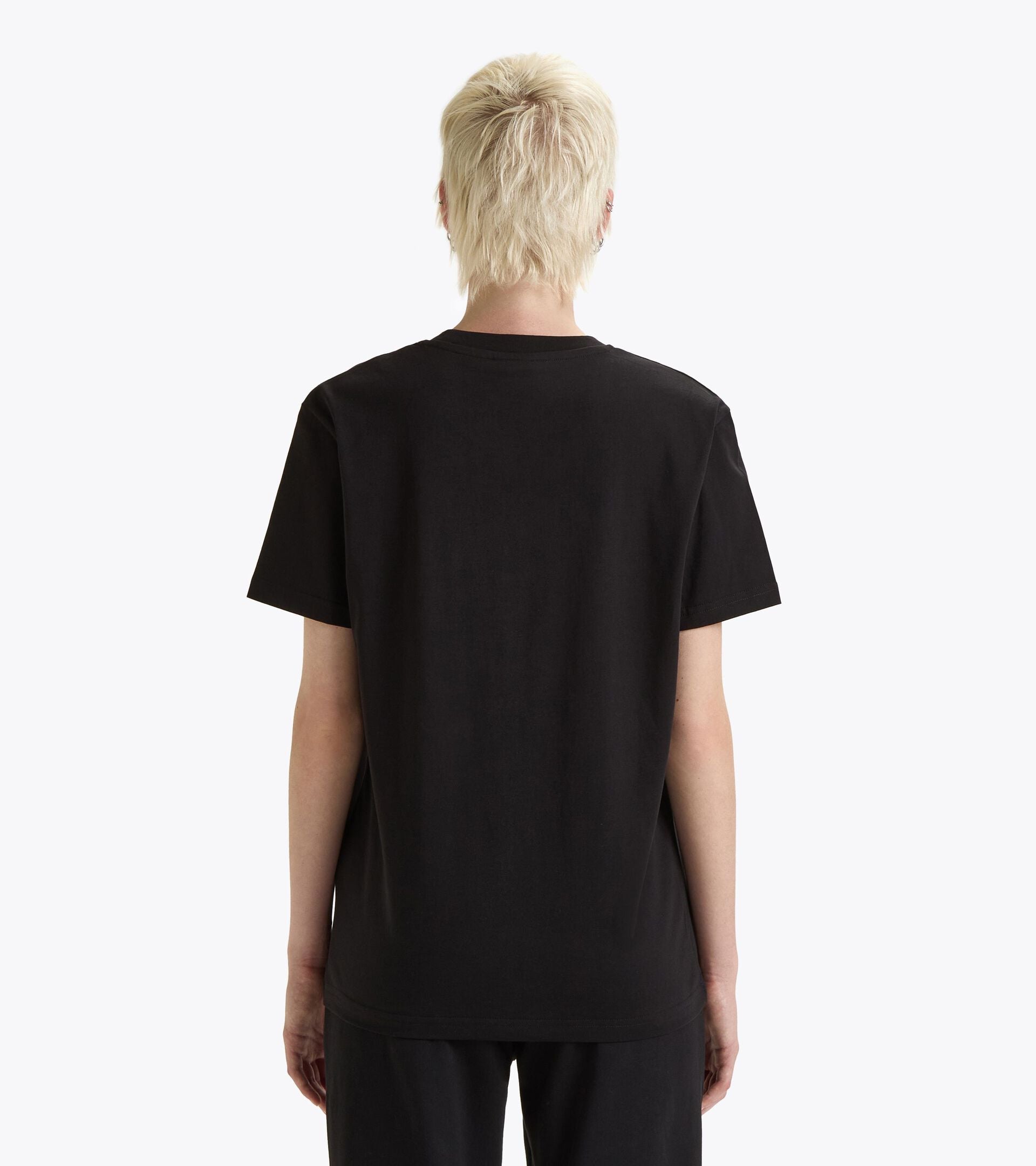 Diadora アパレル T-SHIRT SS LOGO Tシャツ - UNISEX - ブラック