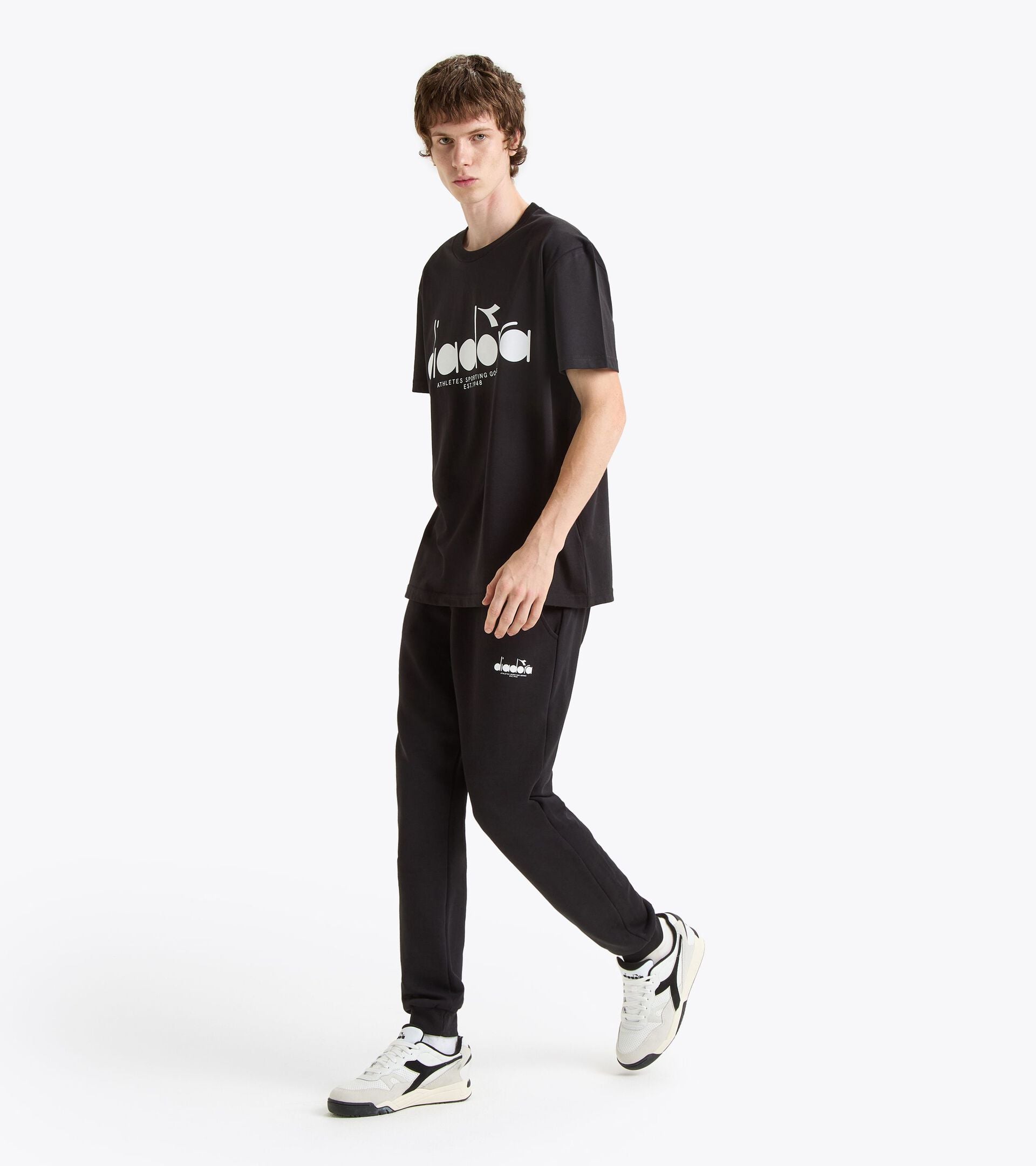 Diadora アパレル T-SHIRT SS LOGO Tシャツ - UNISEX - ブラック