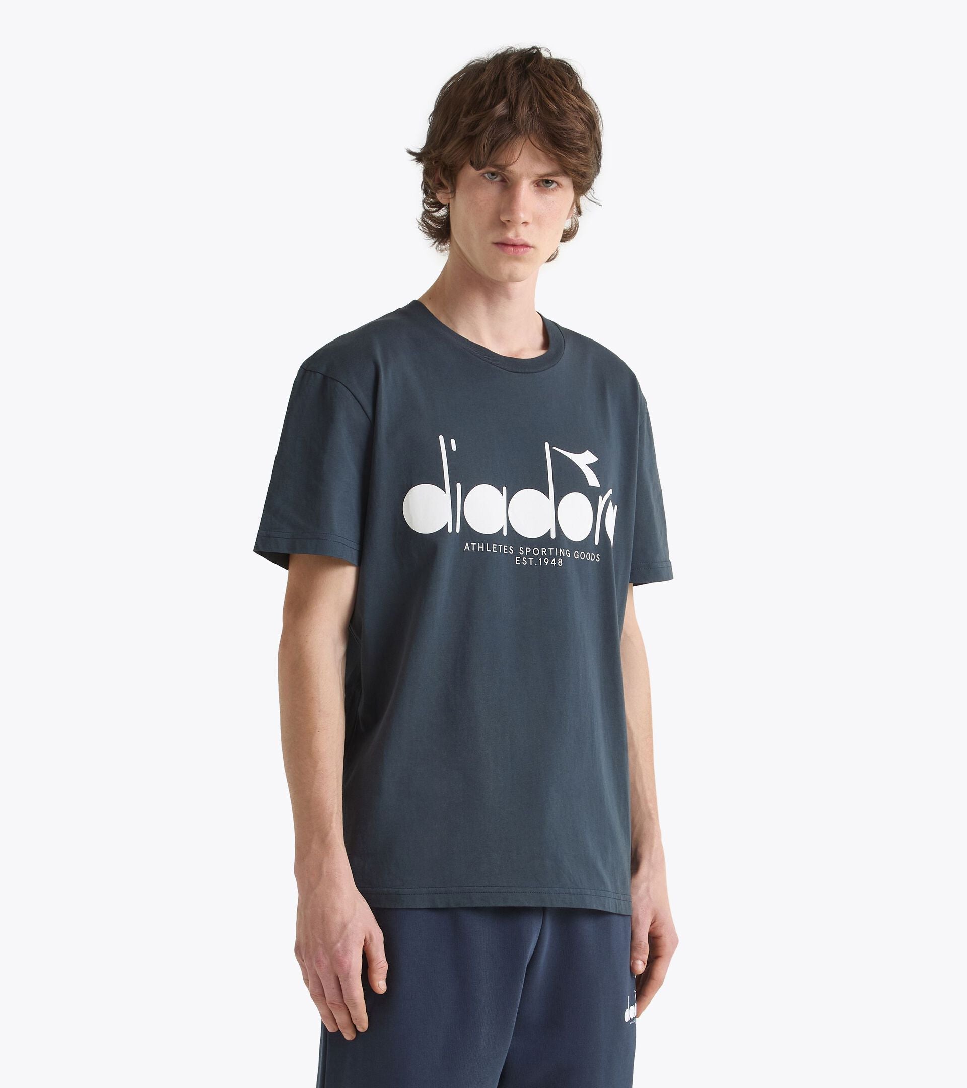 Diadora アパレル T-SHIRT SS LOGO Tシャツ - UNISEX - ネイビー