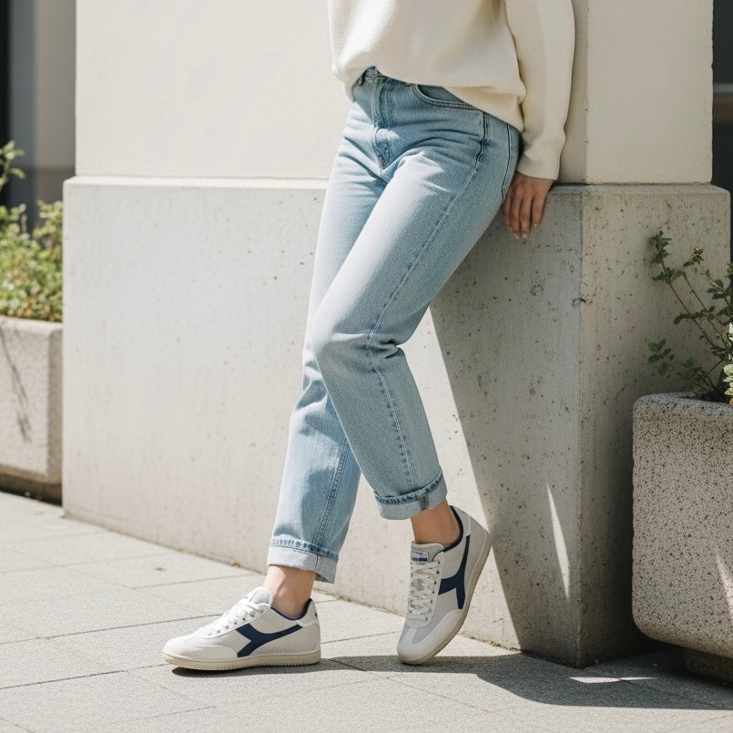 Diadora Sportswear Collection TRAINER SUEDE｜ディアドラ スニーカー ホワイト メンズ レディース