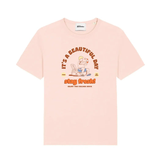STAY FRESH Tシャツ - UNISEX - ピンク