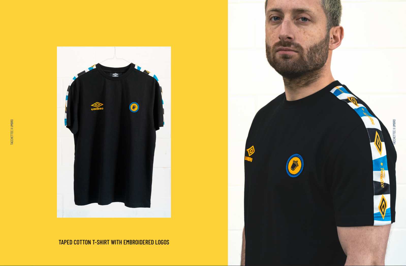 Umbro × Tacchettee Inter T-shirt-BLACK